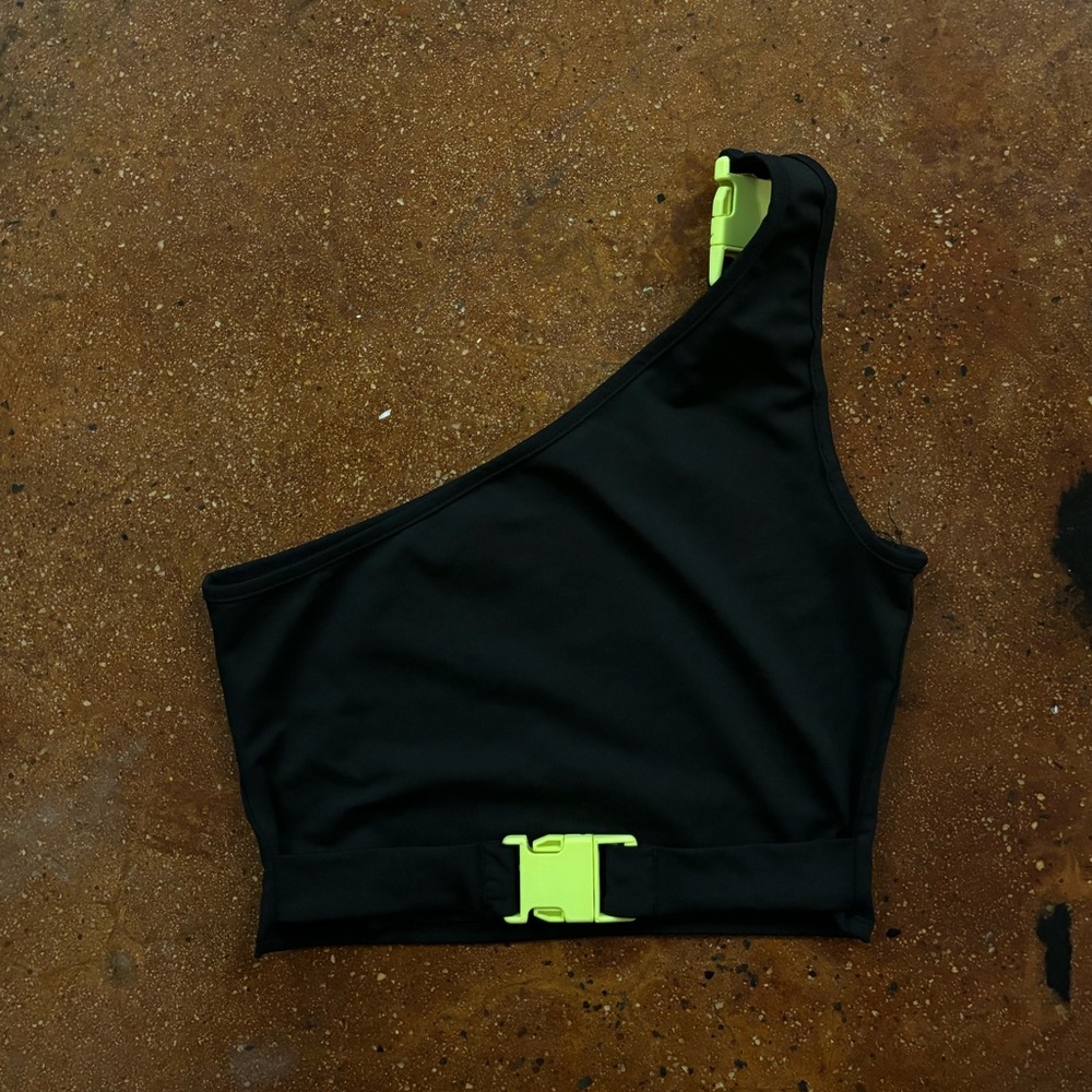 Asymmetrical Halter Crop
